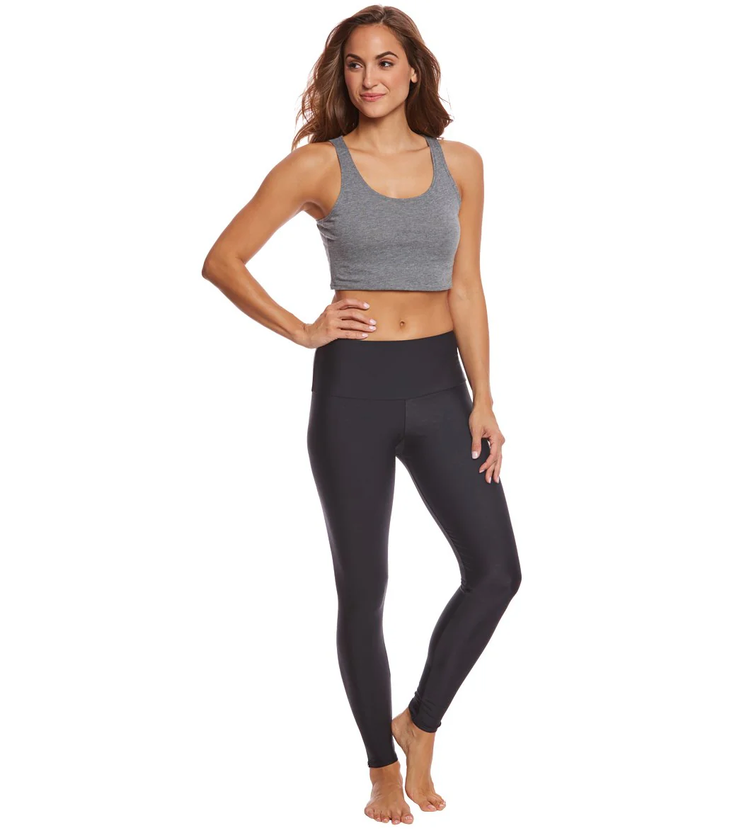 Onzie High Waisted Yoga Leggings Black Geo