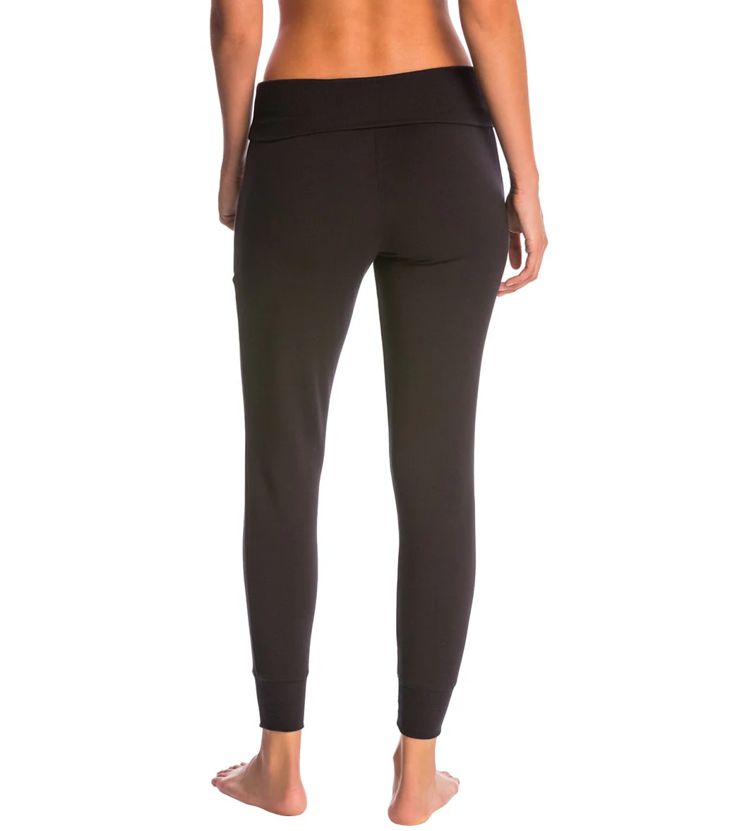 Beyond Yoga Cozy Fleece Foldover Long Sweatpant Joggers