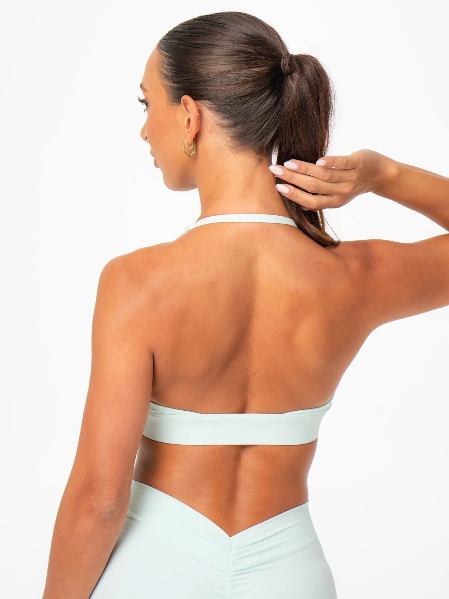 NKD Halter Sports Bra - Cool Mint