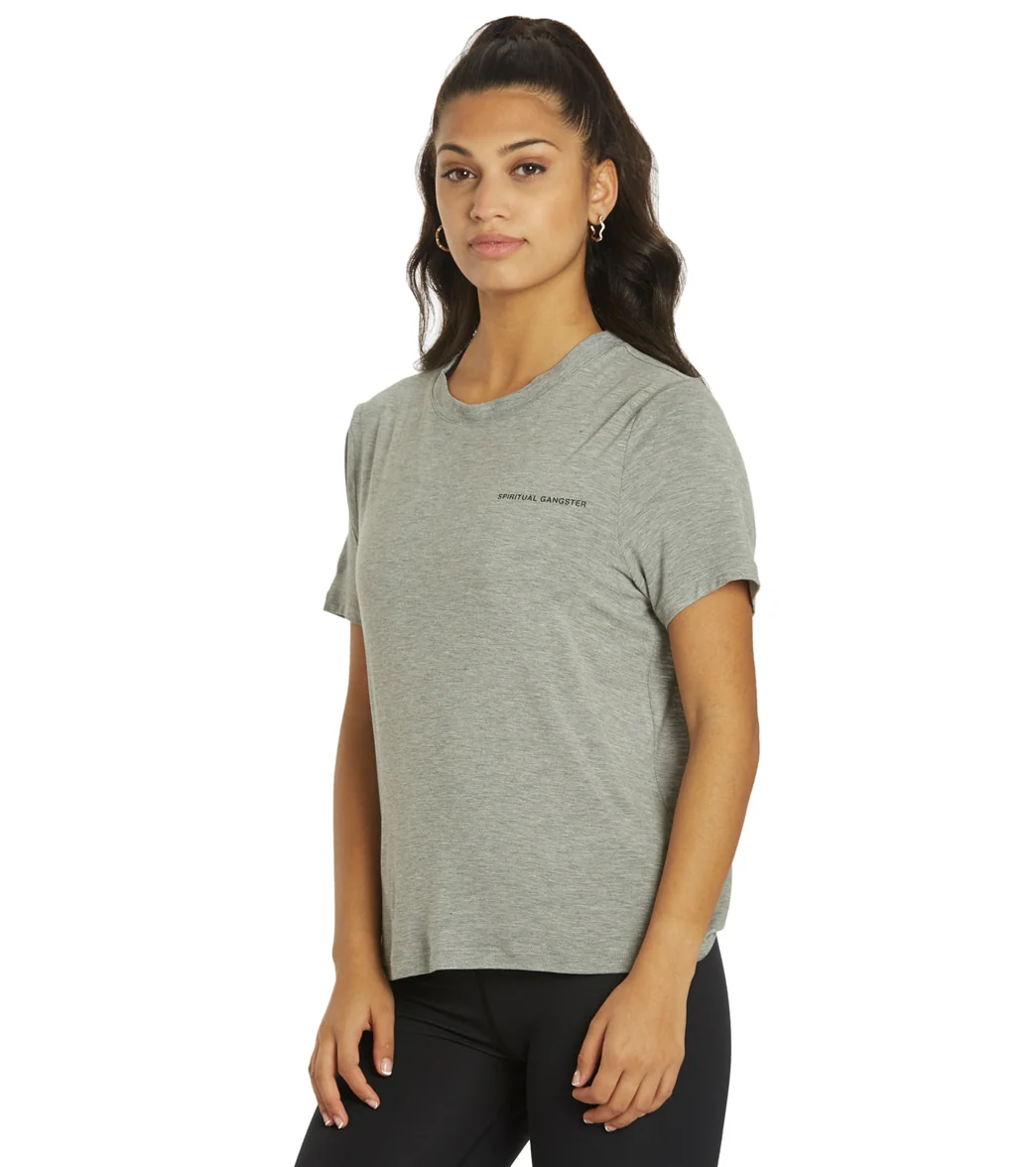 Spiritual Gangster Open Back Short Sleeve Tee