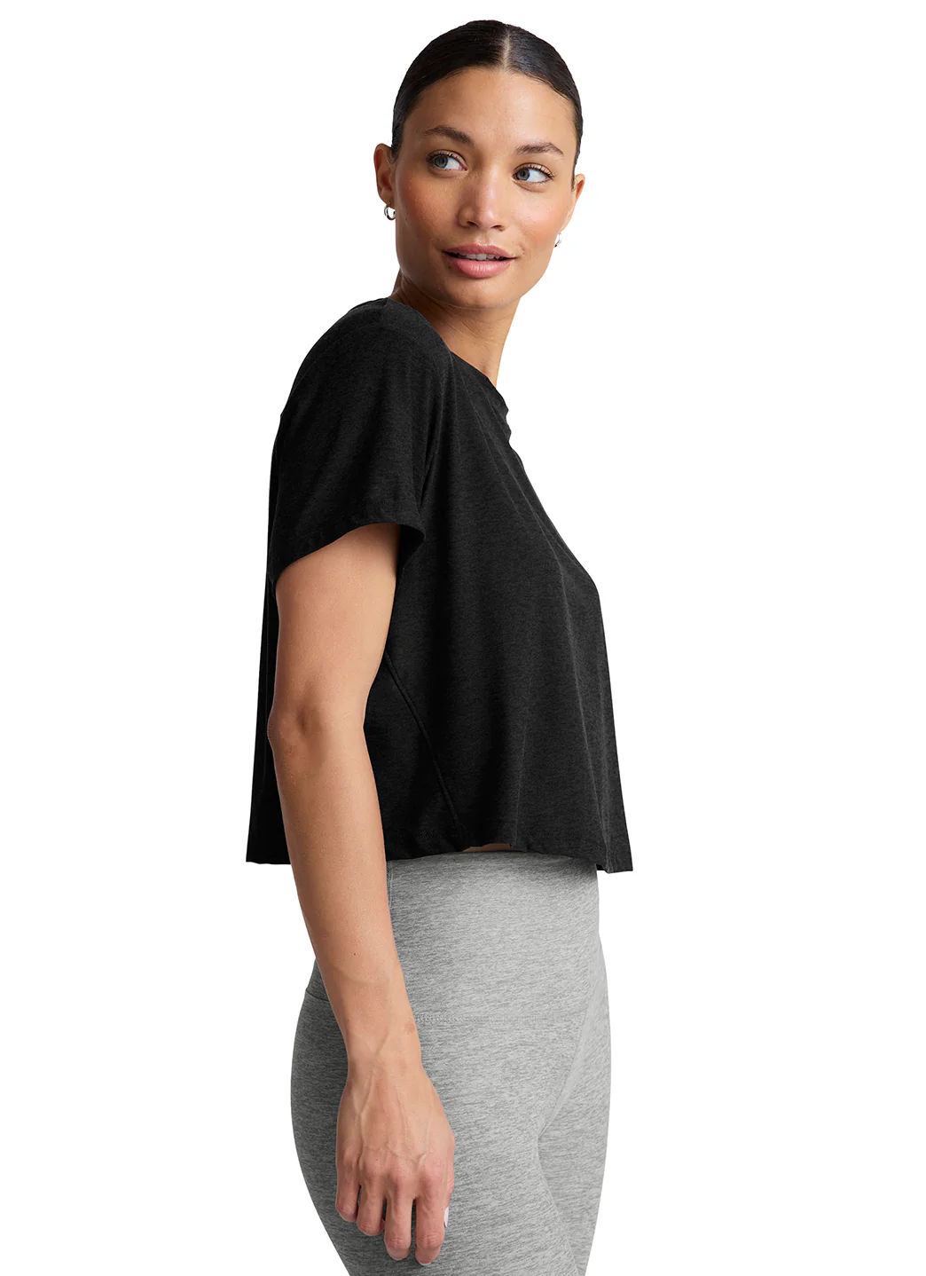 Beyond Yoga Featherweight Supreme Cropped Tee