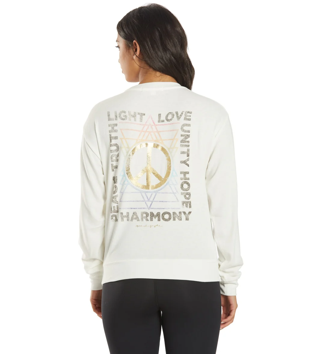 Spiritual Gangster Harmony Crew Neck Savasana Pullover