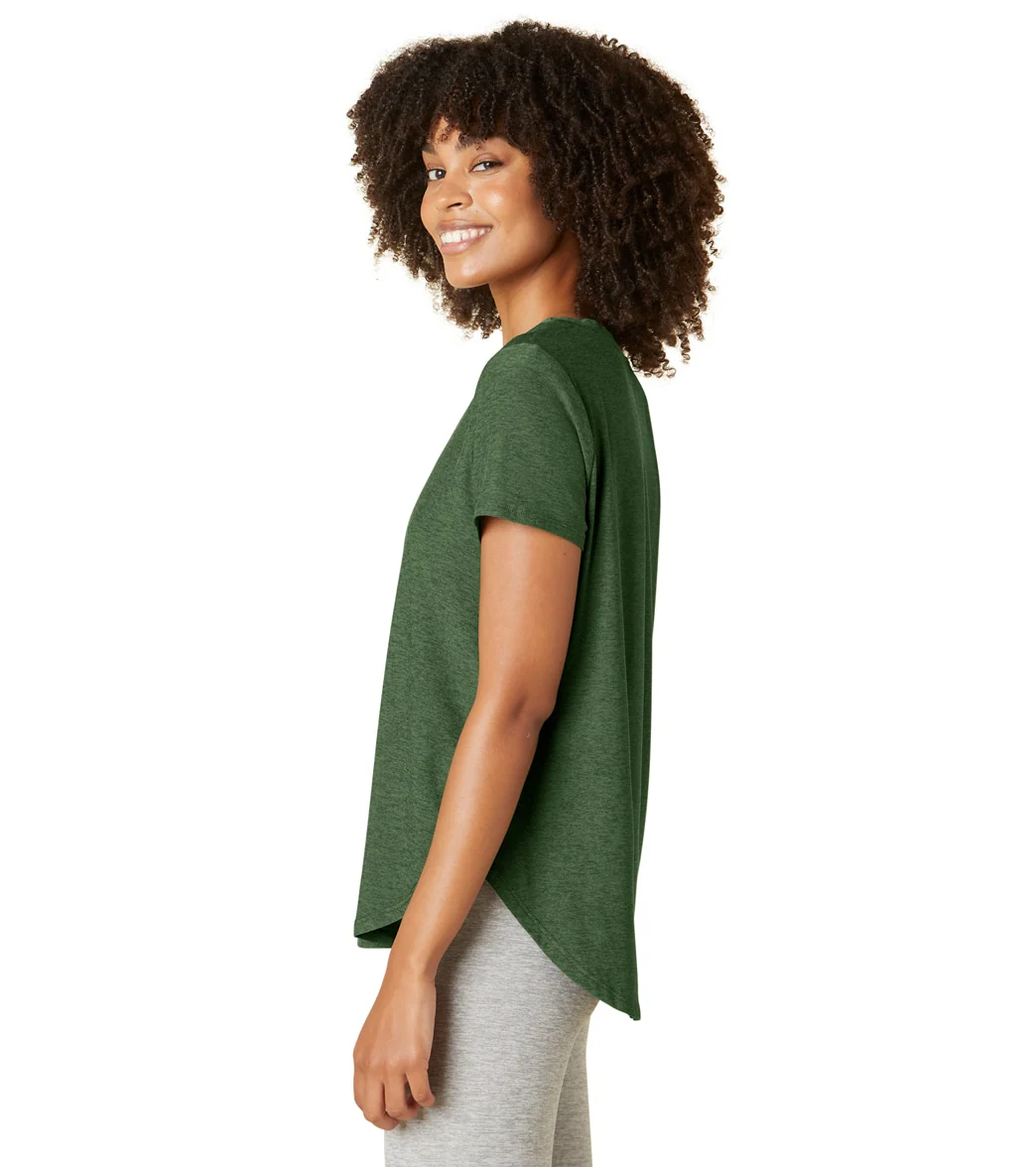 Beyond Yoga Featherweight Spacedye On the Down Low Yoga Tee