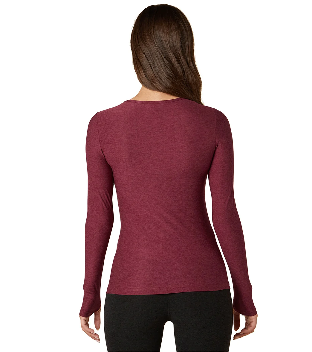 Beyond Yoga Featherweight Spacedye Classic Crew Pullover