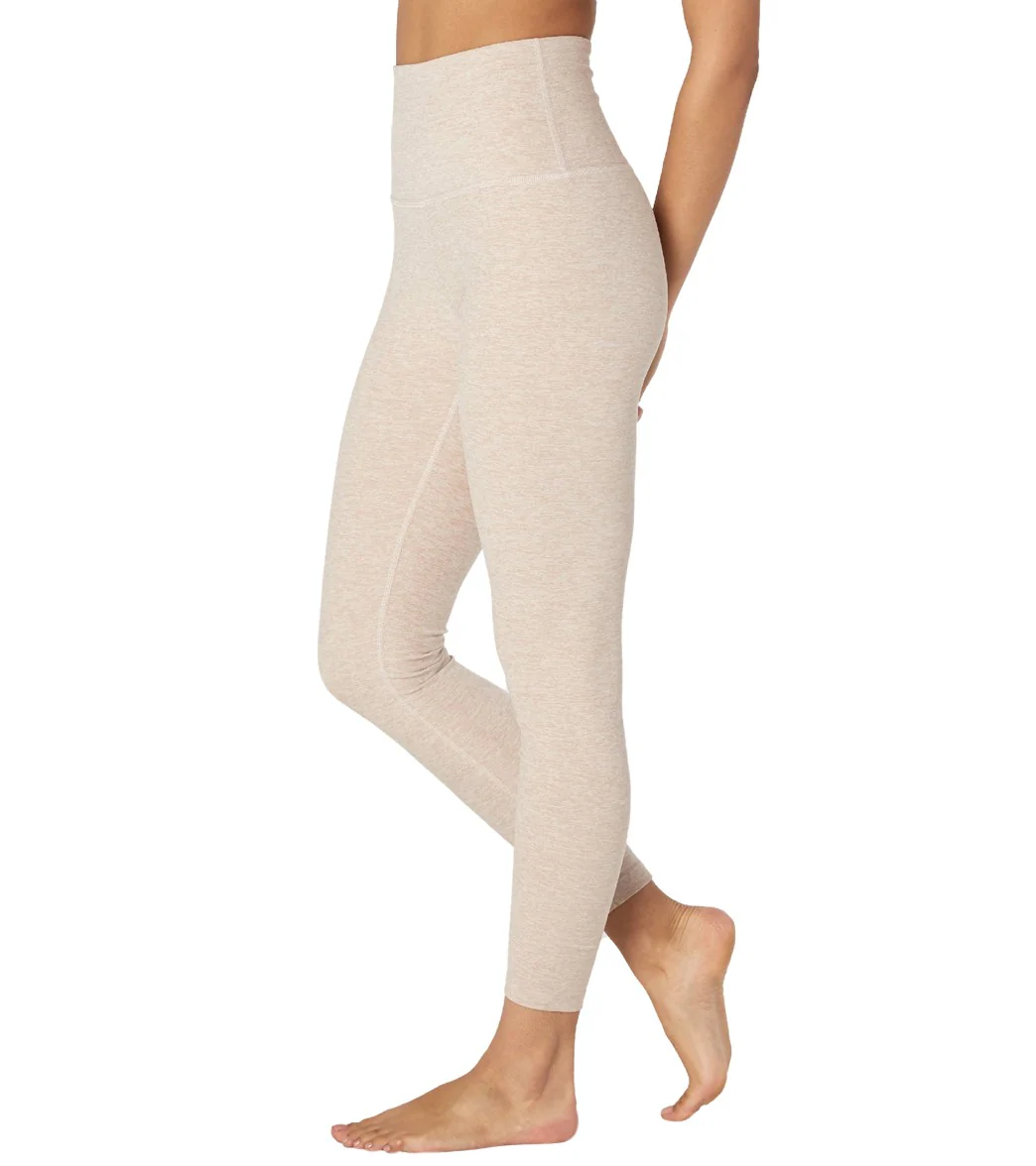 Beyond Yoga Spacedye High Waisted Caught In The Midi 7/8 Yoga Leggings Sand Swept/Desert Suede
