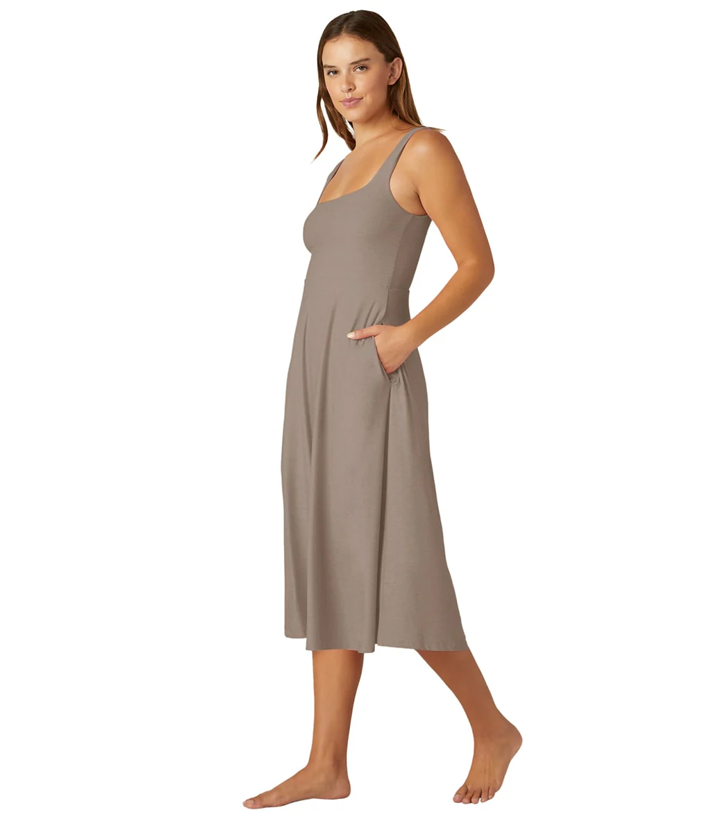 Beyond Yoga Featherweight At The Ready Square Neck Dress