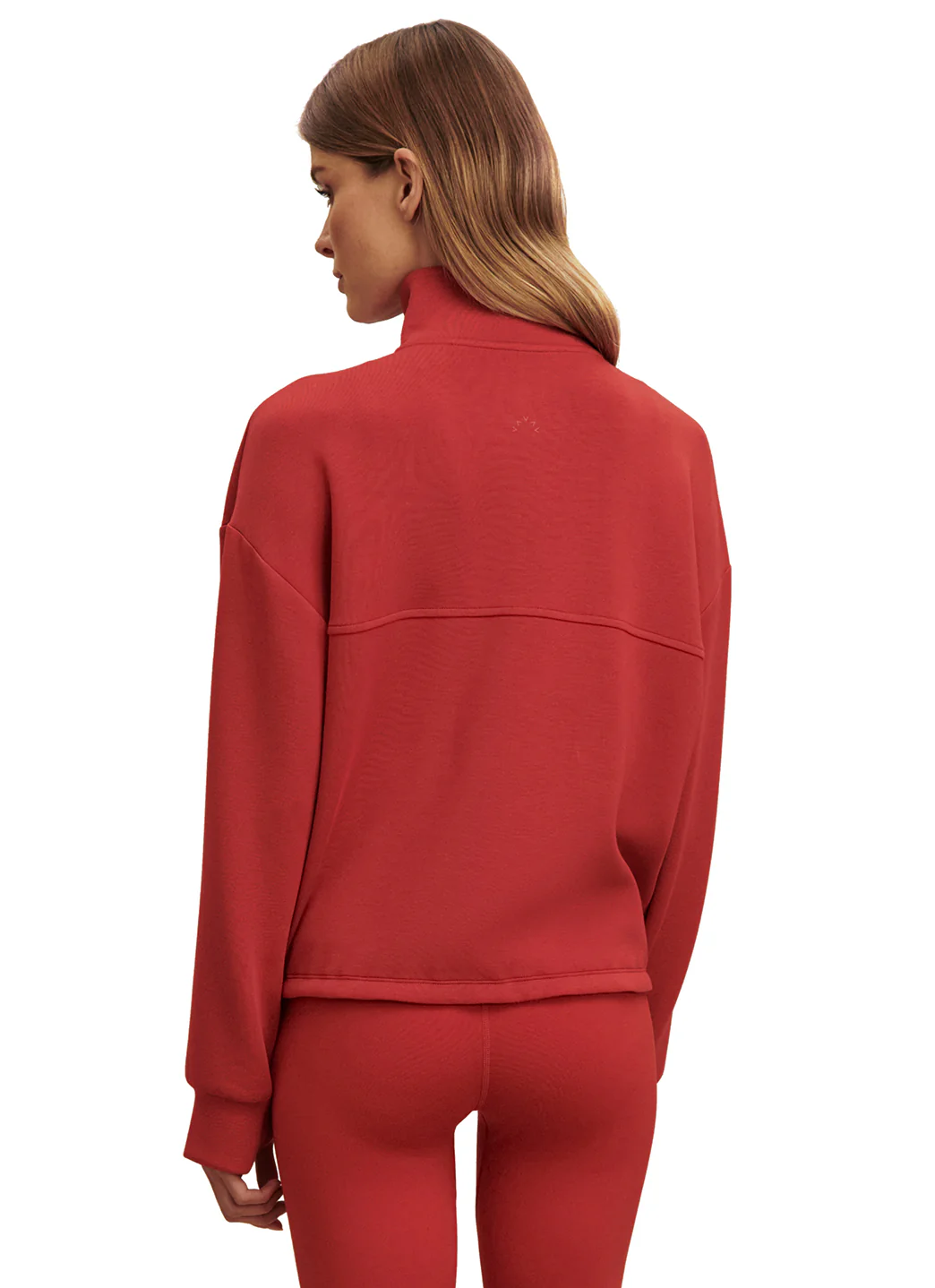 Varley Sian Cropped Half Zip Midlayer Pullover