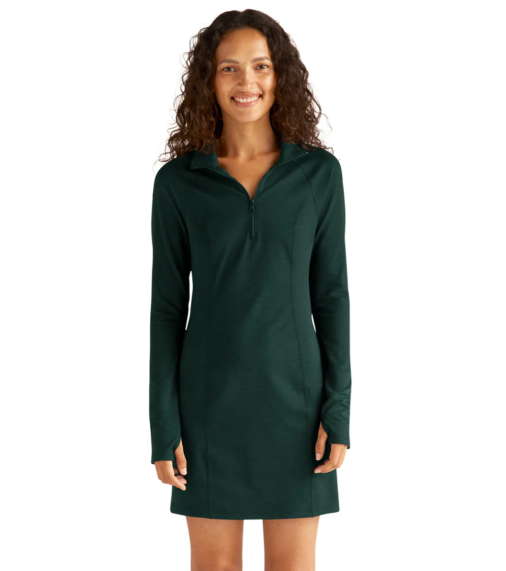 Beyond Yoga Heather Rib Westside Dress