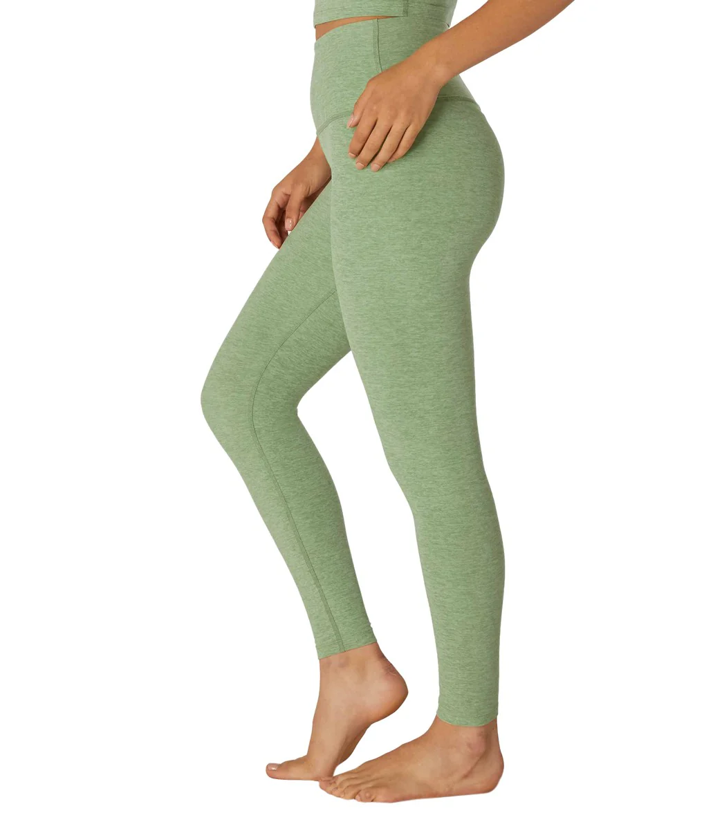 Beyond Yoga Spacedye High Waisted Caught In The Midi 7/8 Yoga Leggings Pale Pine/Glade Green