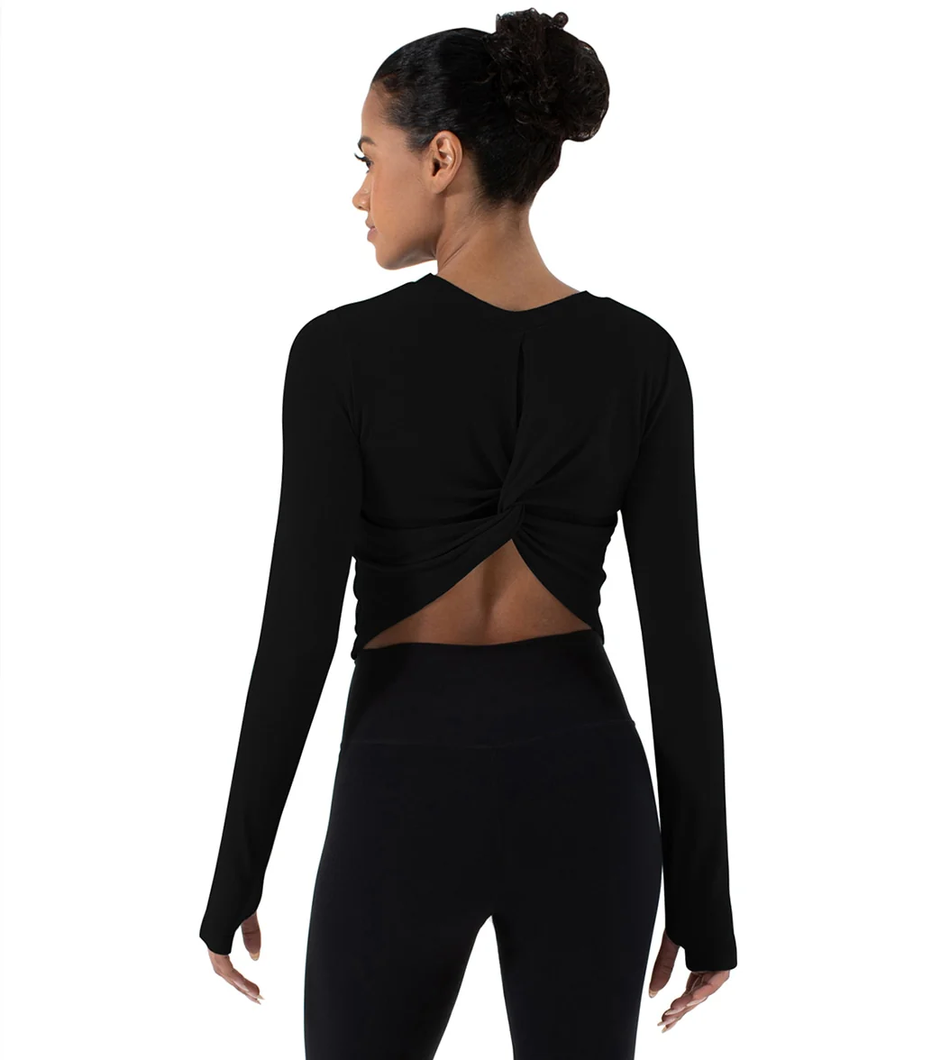 NUX Acacia Twist Back Long Sleeve