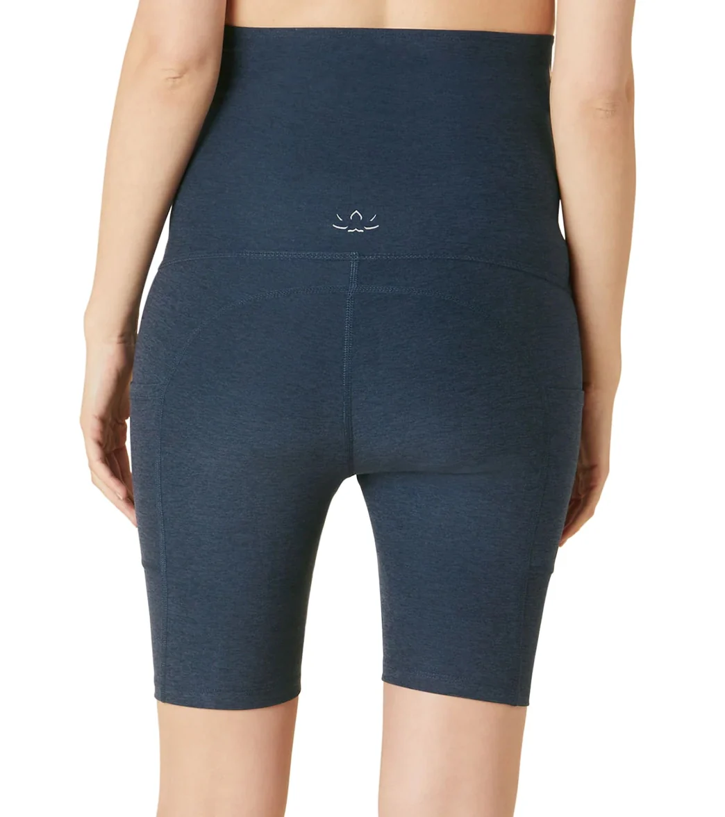 Beyond Yoga Spacedye Pockets Forever Maternity Biker Shorts