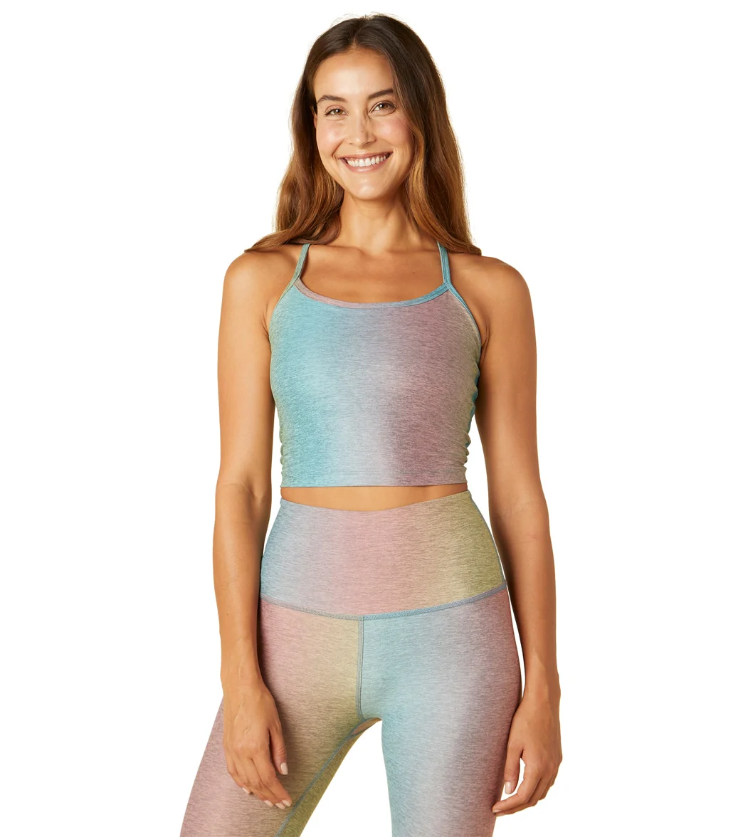 Beyond Yoga Spacedye Printed Slim Racerback Cropped Tank