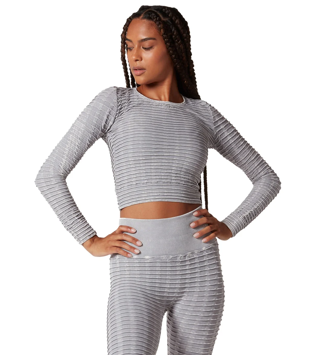 NUX Pucker Up Long Sleeve Mineral Wash