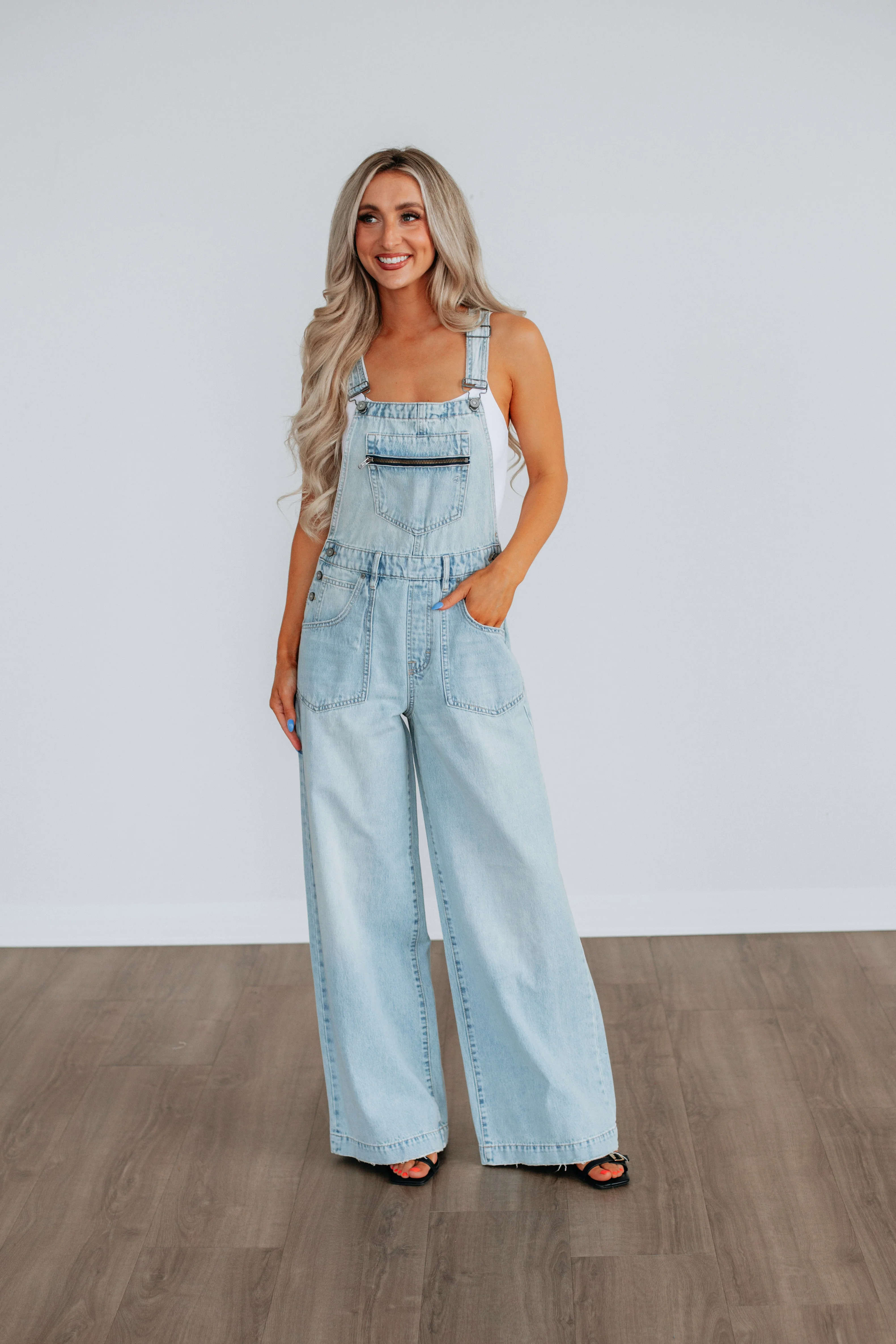 Dylan Hidden Denim Overalls