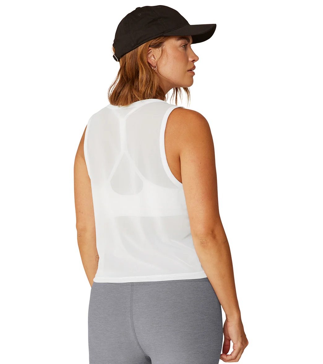 Beyond Yoga Show Off Mesh Tank