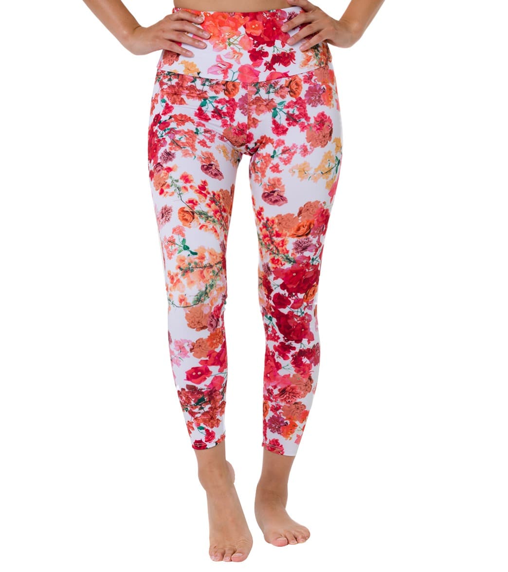 Onzie High Waisted Basic 7/8 Yoga Leggings Primavera