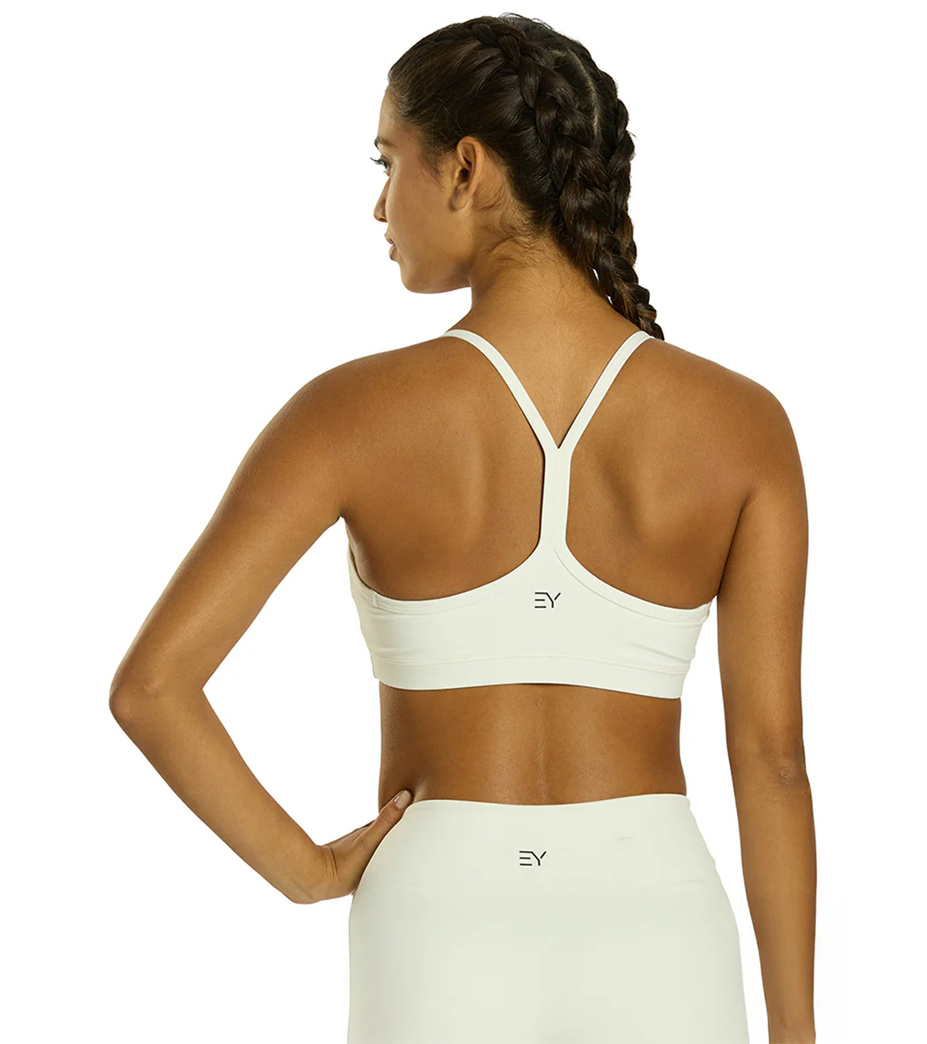 Everyday Yoga Delight Solid Racer Back Sports Bra