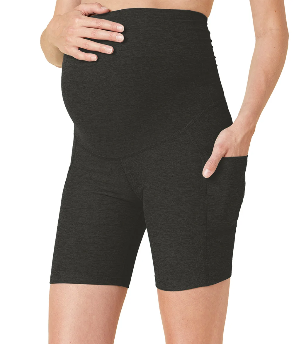 Beyond Yoga Spacedye Pockets Forever Maternity Biker Shorts