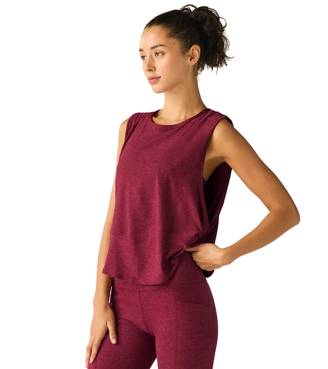 Beyond Yoga Featherweight Side Note Twist Tank