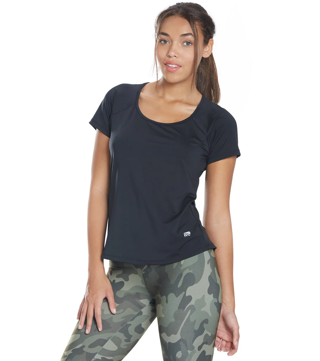 Marika Huntington Short Sleeve Yoga Tee