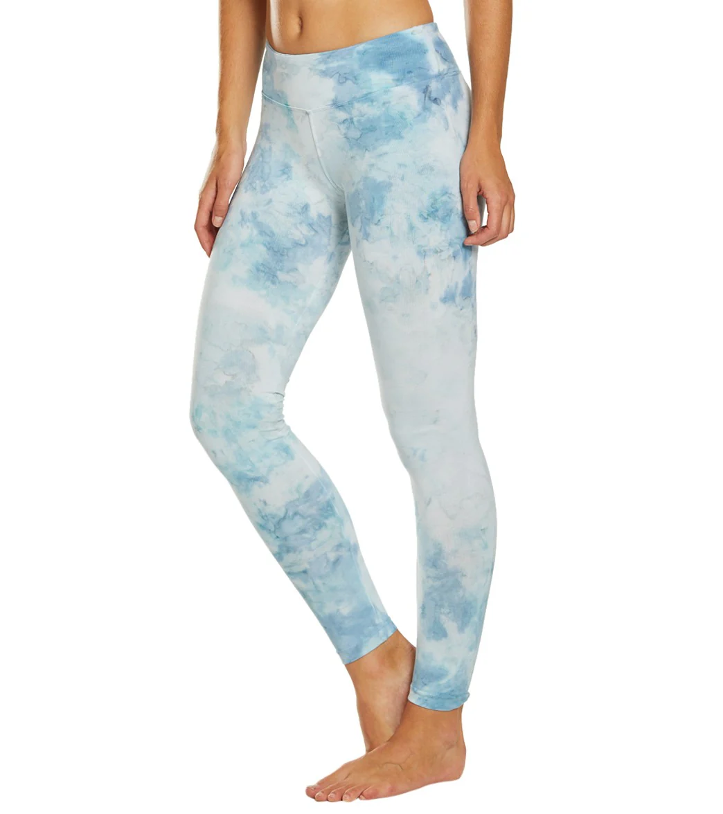 Hard Tail Flat Waist Cotton Ankle Yoga Leggings