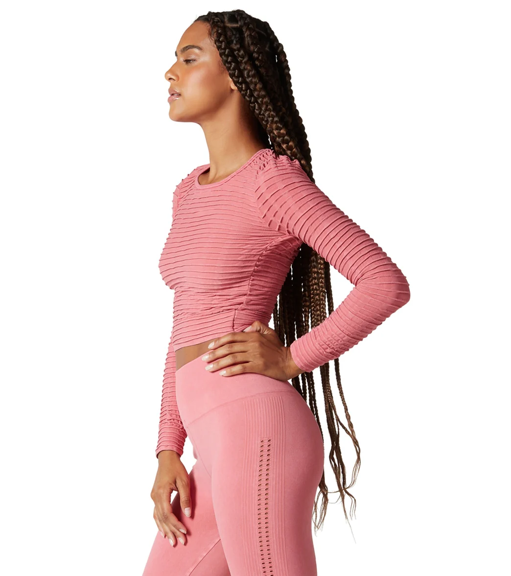 NUX Pucker Up Long Sleeve Mineral Wash