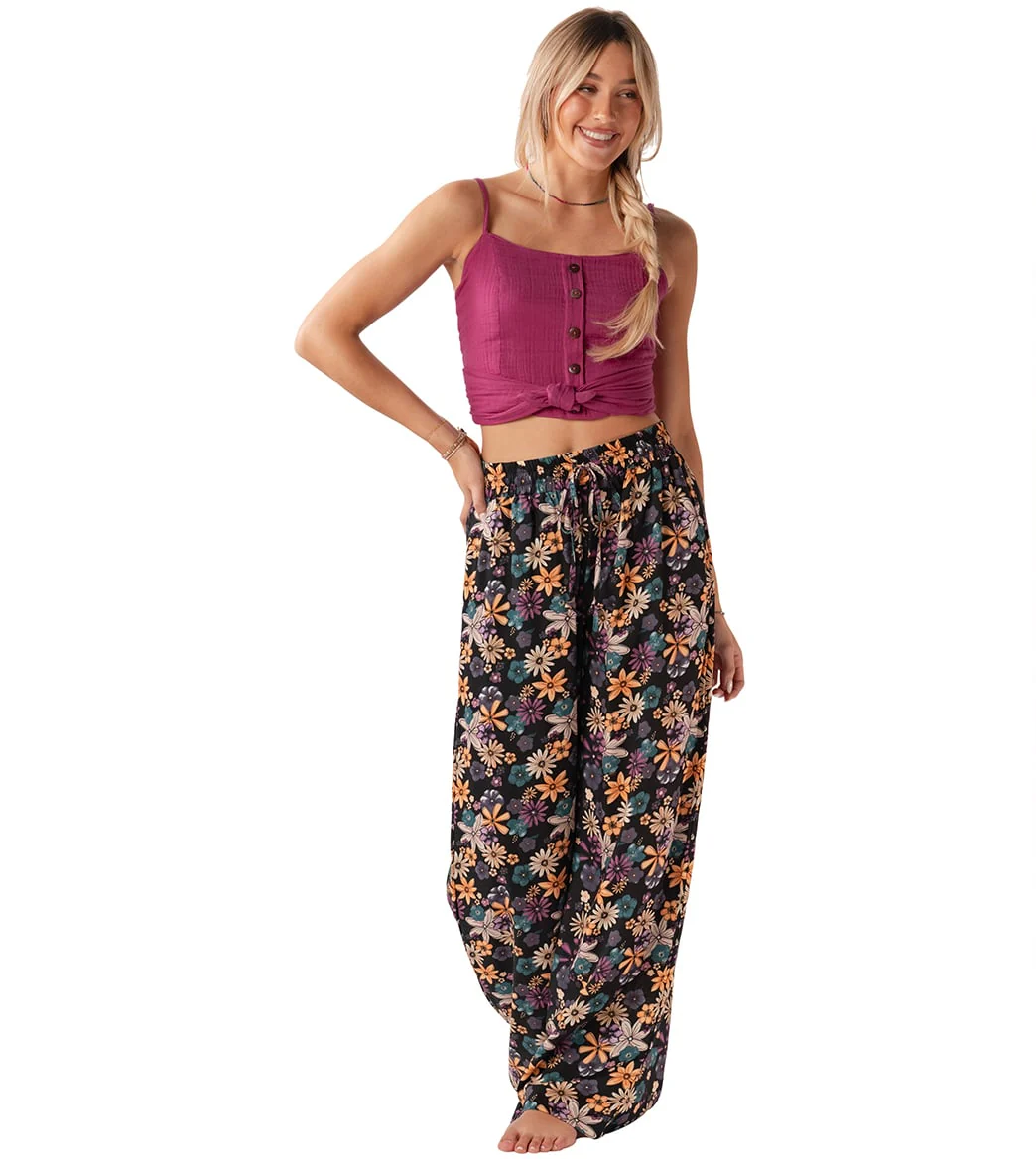 Lotus and Luna Wide Leg Drawstring Pants