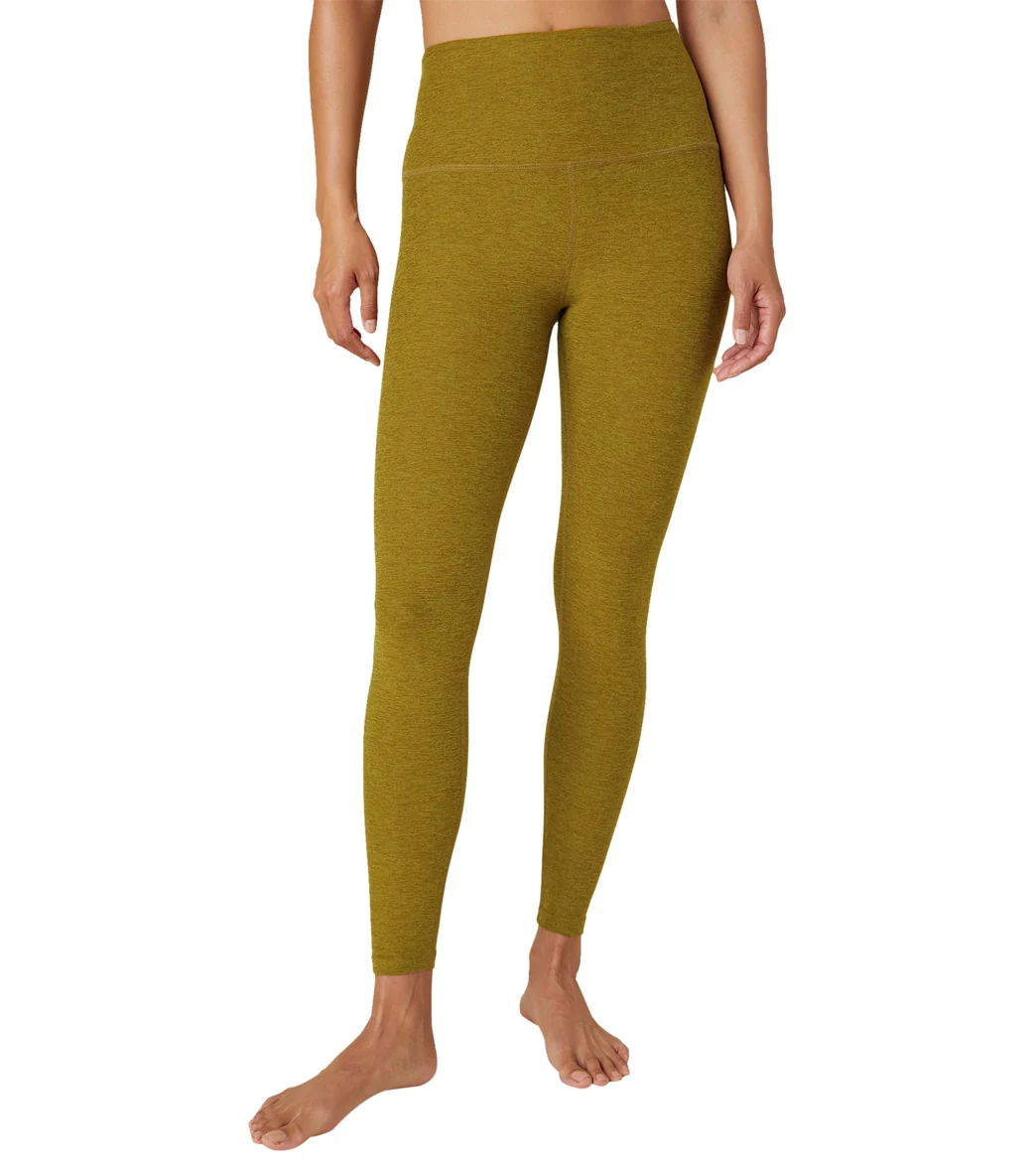 Beyond Yoga Spacedye High Waisted Caught In The Midi 7/8 Yoga Leggings Bronze-Gold