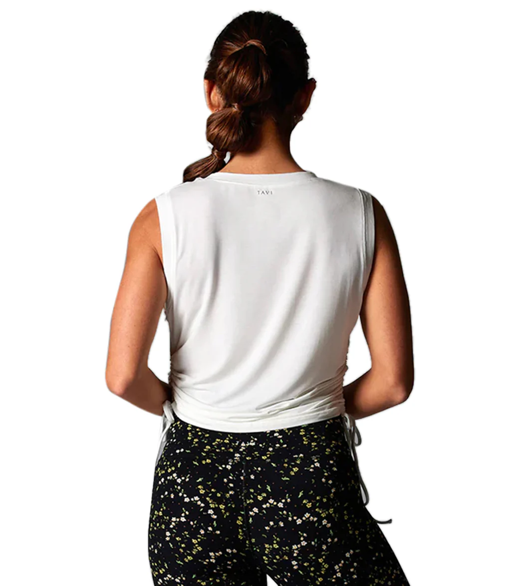 Tavi Crop Side Tie Tank