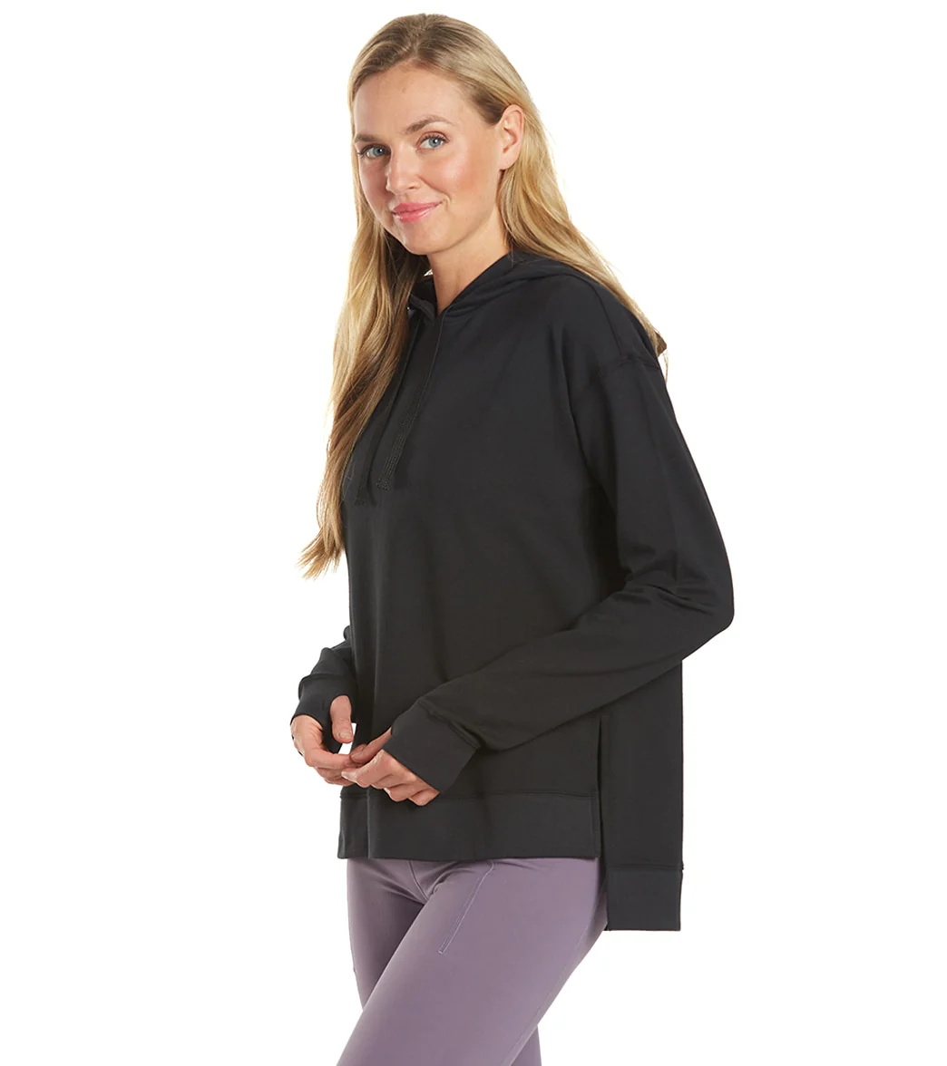 Everyday Yoga Diverse Solid Hi-Low Hooded Sweatshirt