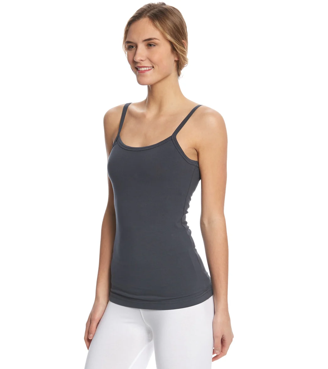 Hard Tail Scoop Back Yoga Tank Top with Bra