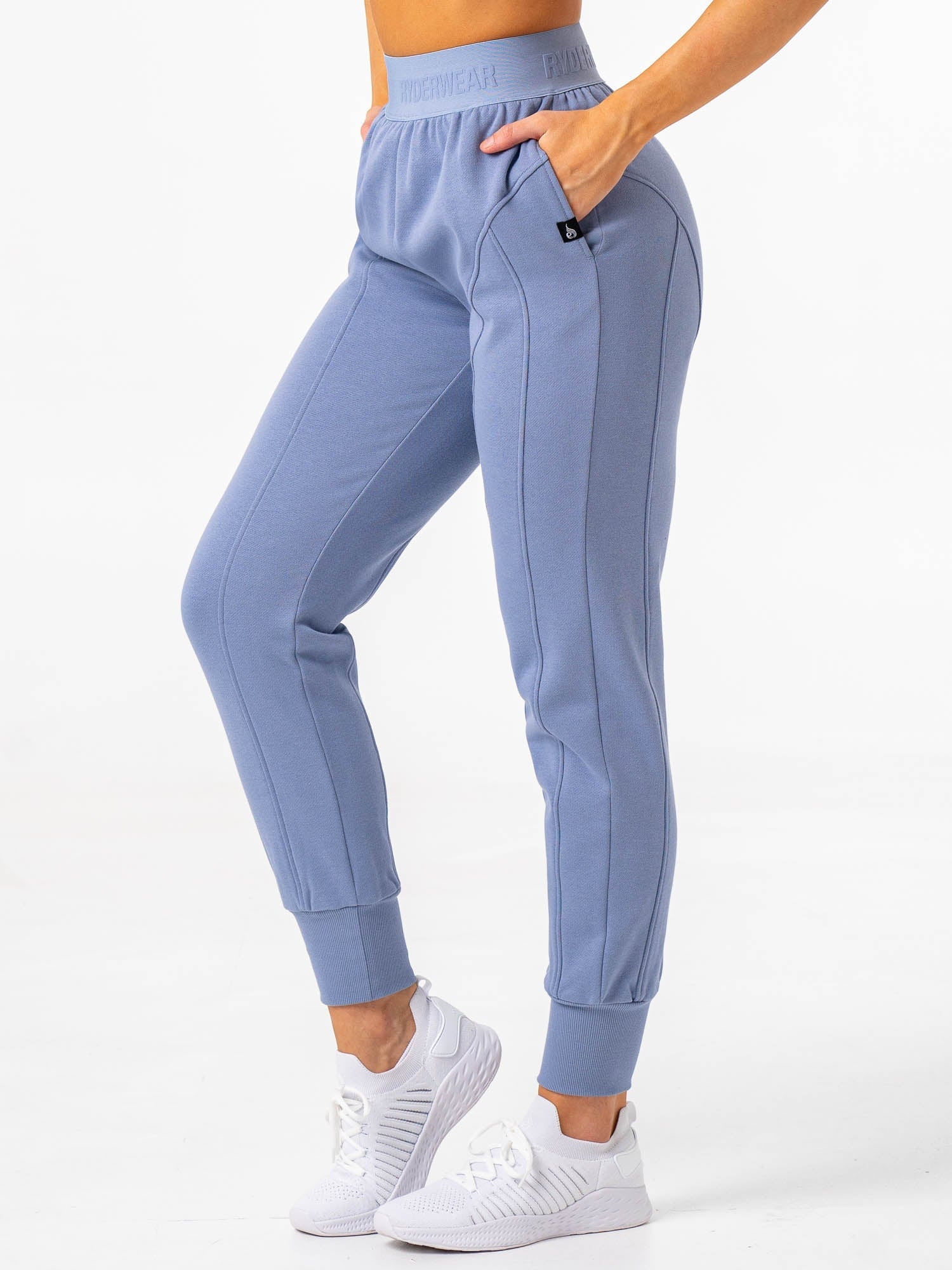 Contour Track Pants - Steel Blue