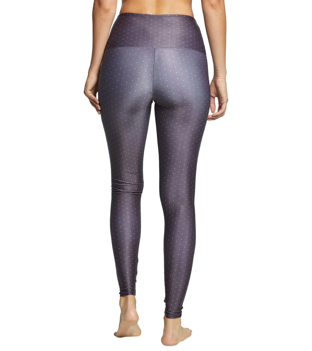 Onzie High Waisted Yoga Leggings Dots