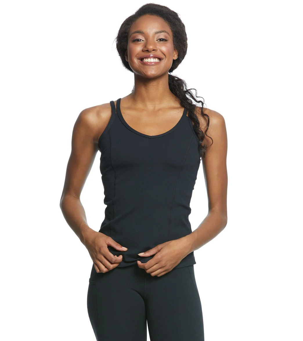 Everyday Yoga Radiant Solid Strappy Back Support Tank