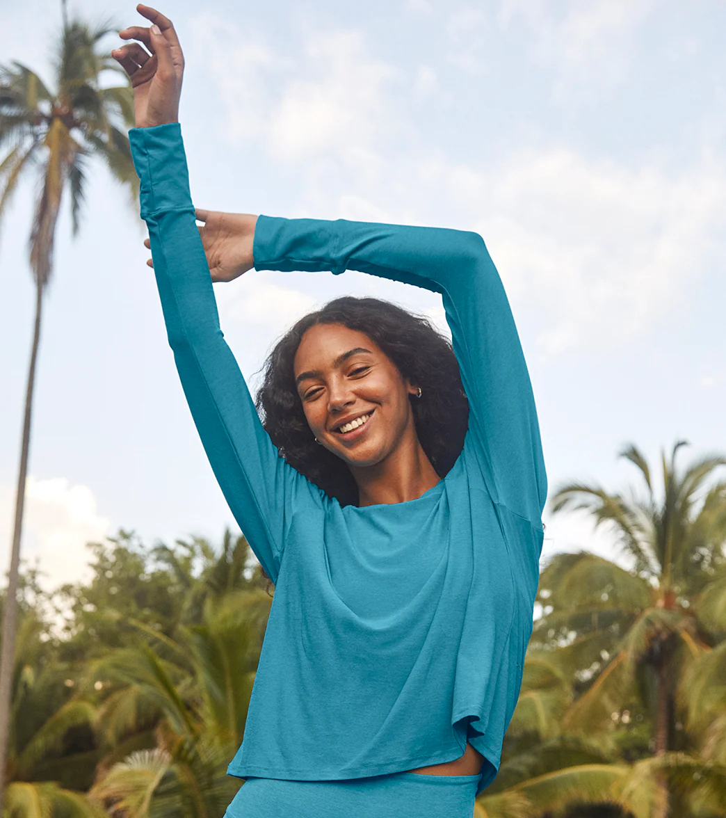 Beyond Yoga Featherweight Spacedye Daydreamer Pullover