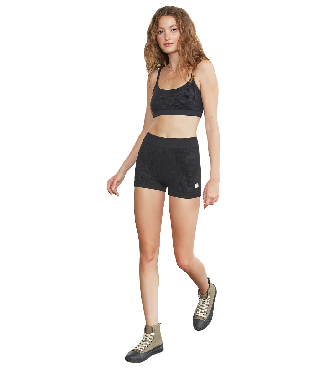 Cream Yoga Kelly Bra and Lynn Short Set
