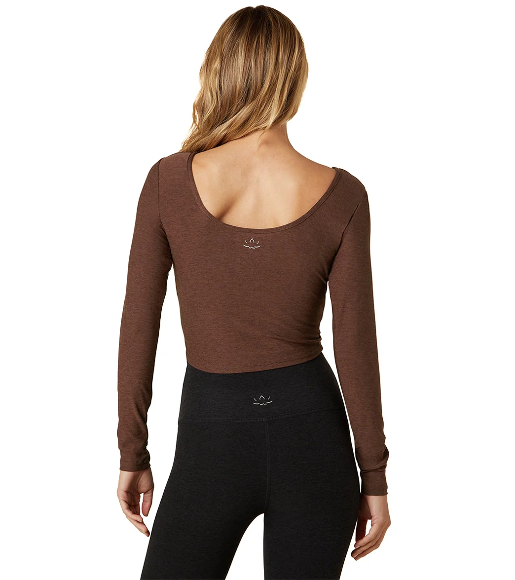 Beyond Yoga Featherweight Twist Of Fate Pullover
