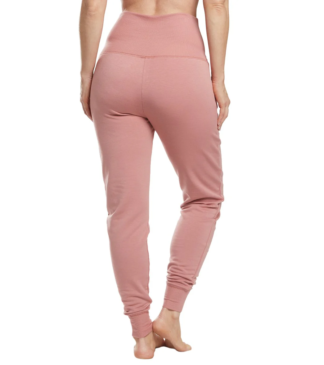 Beyond Yoga Cozy Fleece Foldover Long Sweatpant Joggers