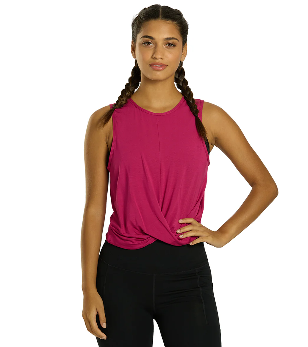 Everyday Yoga Twisted Layering Crop Tank
