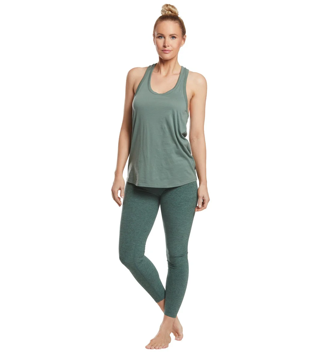 Beyond Yoga Spacedye High Waisted Caught In The Midi 7/8 Yoga Leggings Aloha Green/Dark Tropic