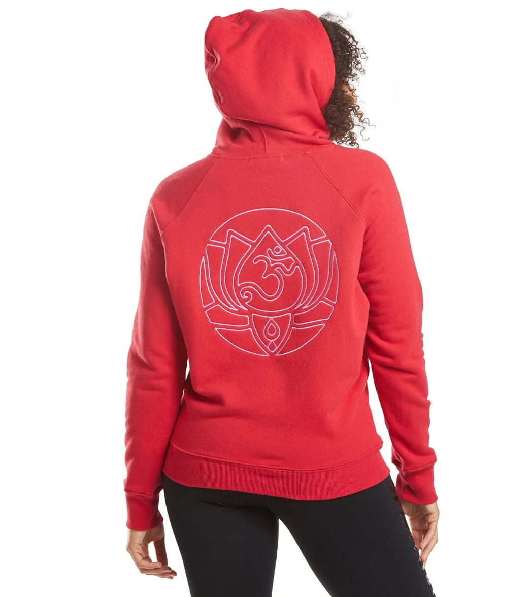 Spiritual Gangster Lotus Classic Raglan Hoodie