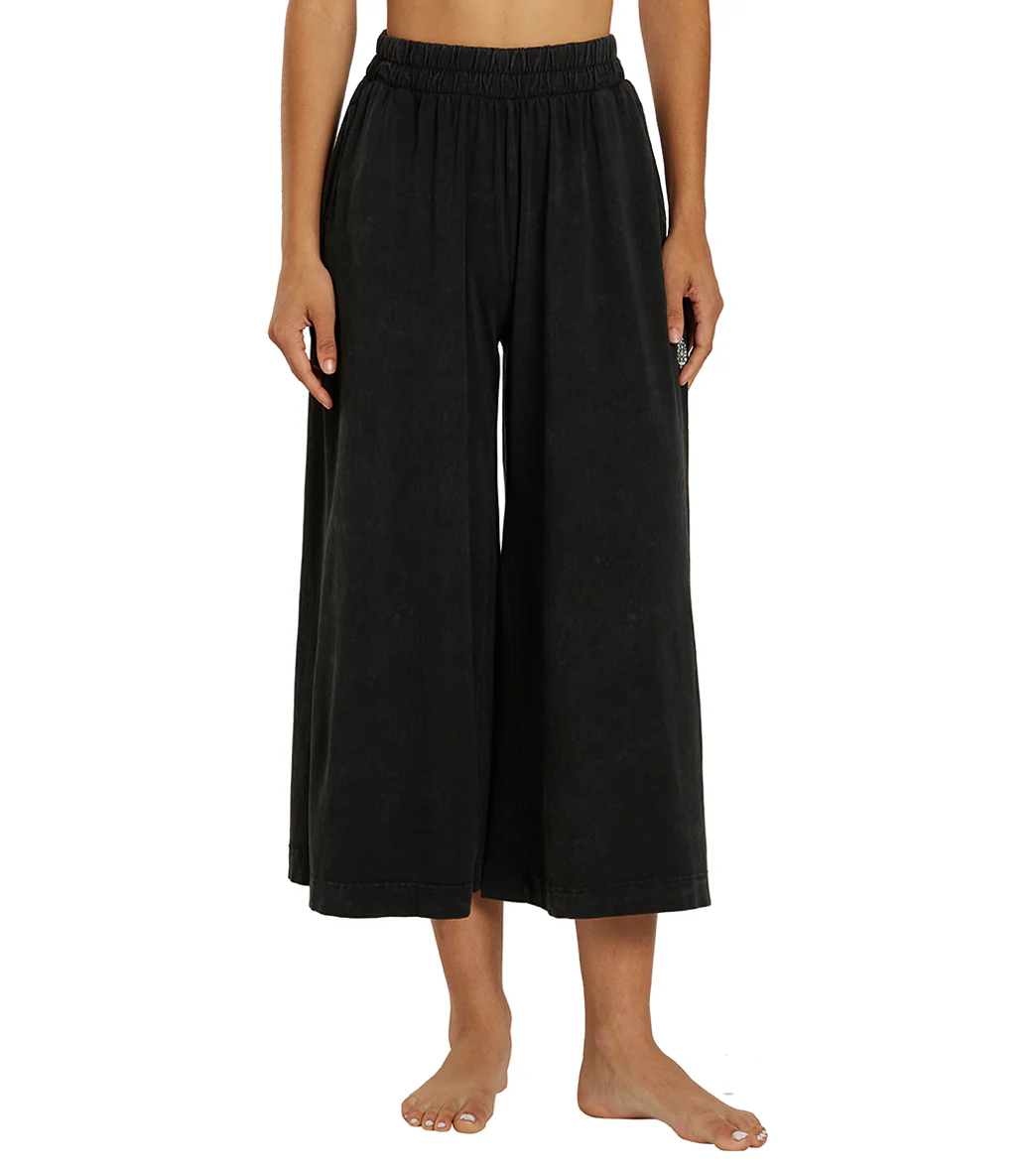 Free People Hot Shot Slit Wide Leg Pant