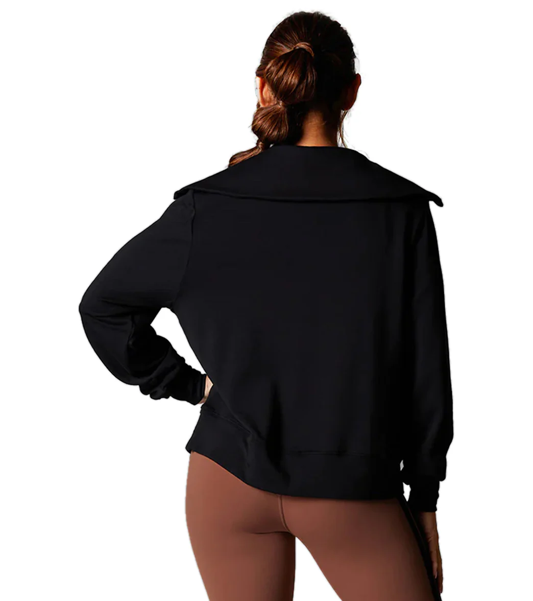 Tavi Cozy Collared Sweatshirt