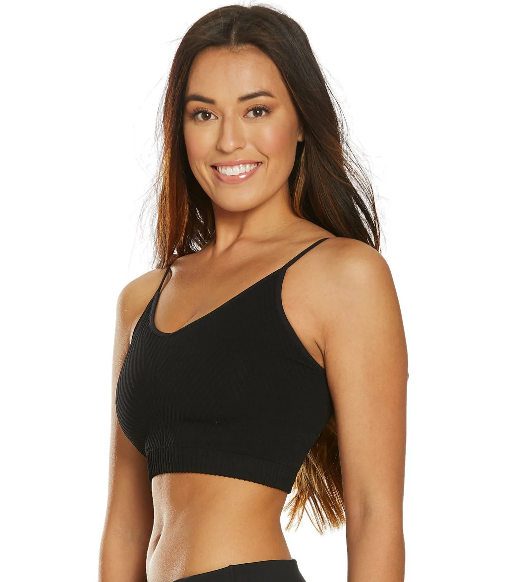 Spiritual Gangster Ribbed Row Crop Tank