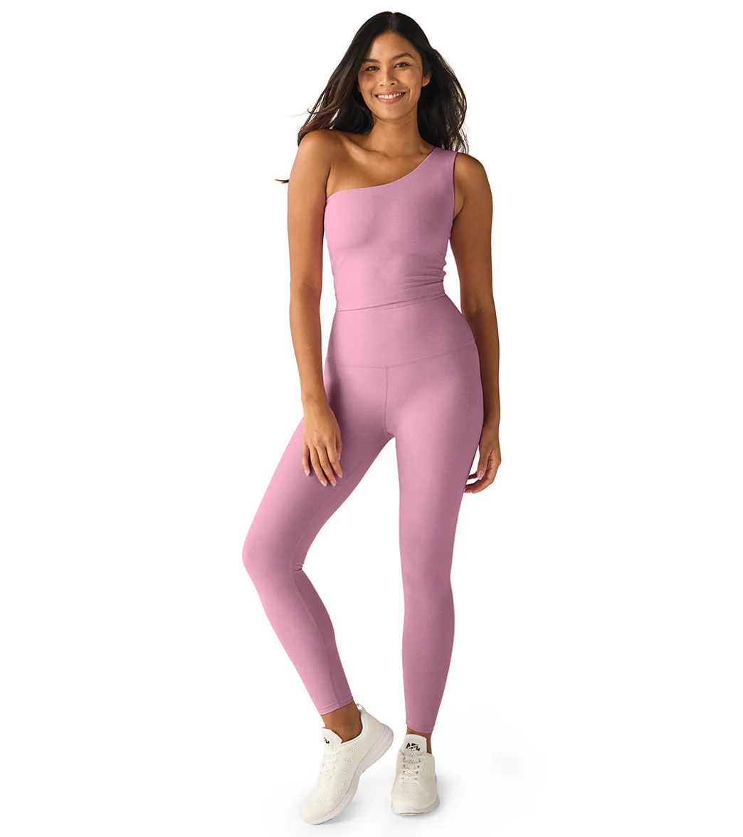 Beyond Yoga Spacedye The Bold Shoulder Cropped Tank