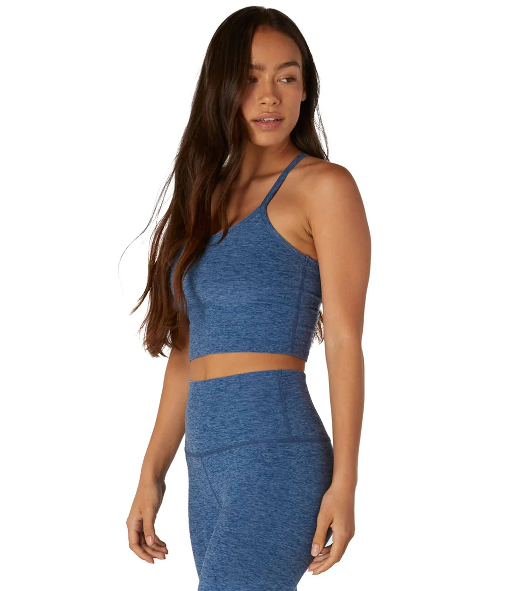 Beyond Yoga Spacedye Slim Racerback Cropped Tank Serene/Hazy Blue
