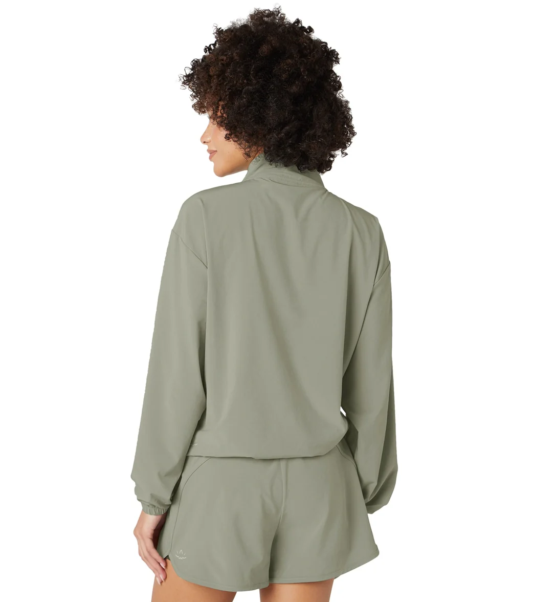 Beyond Yoga In Stride Half Zip Pullover
