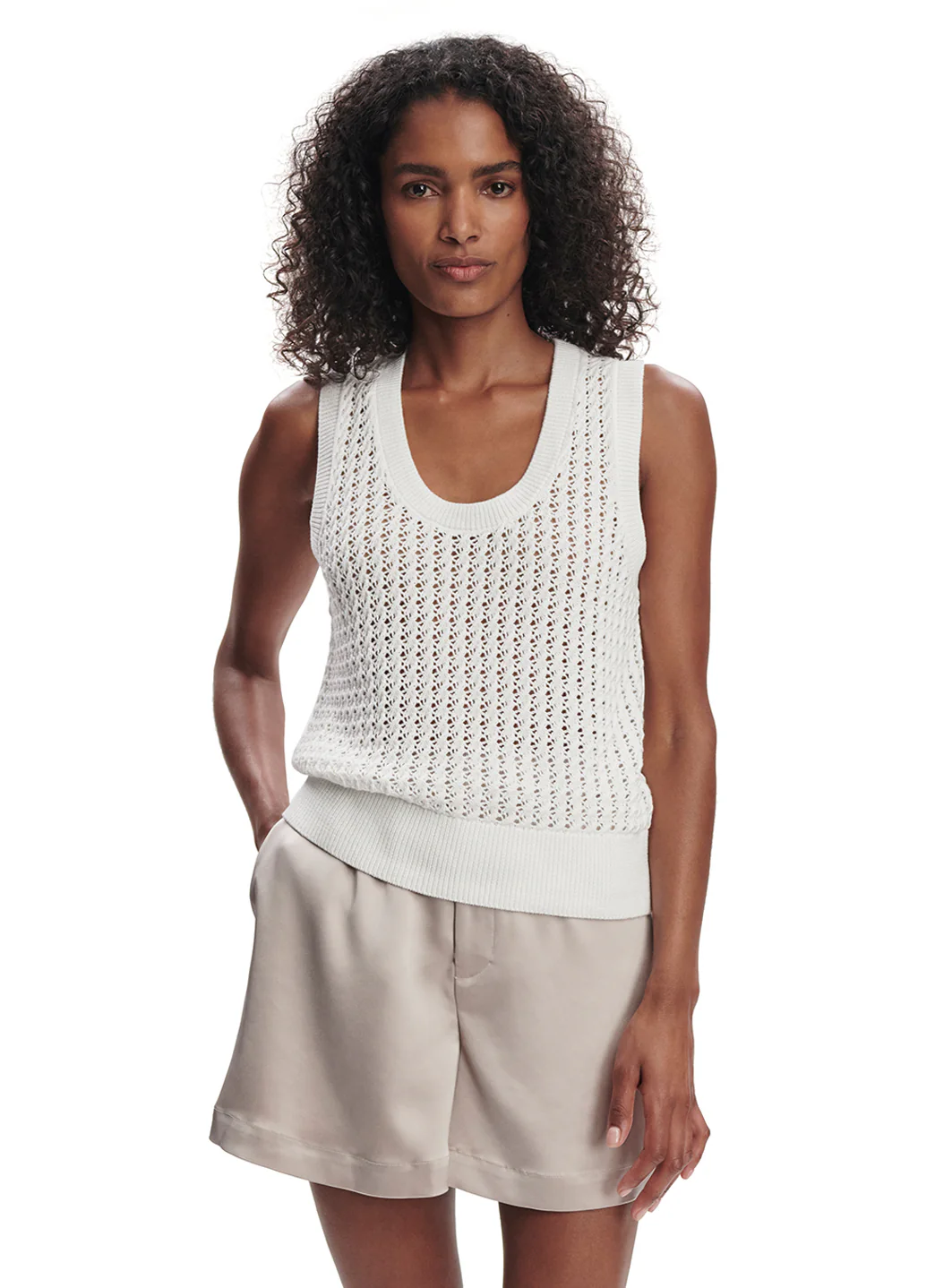 Varley Ferns Open Knit Tank