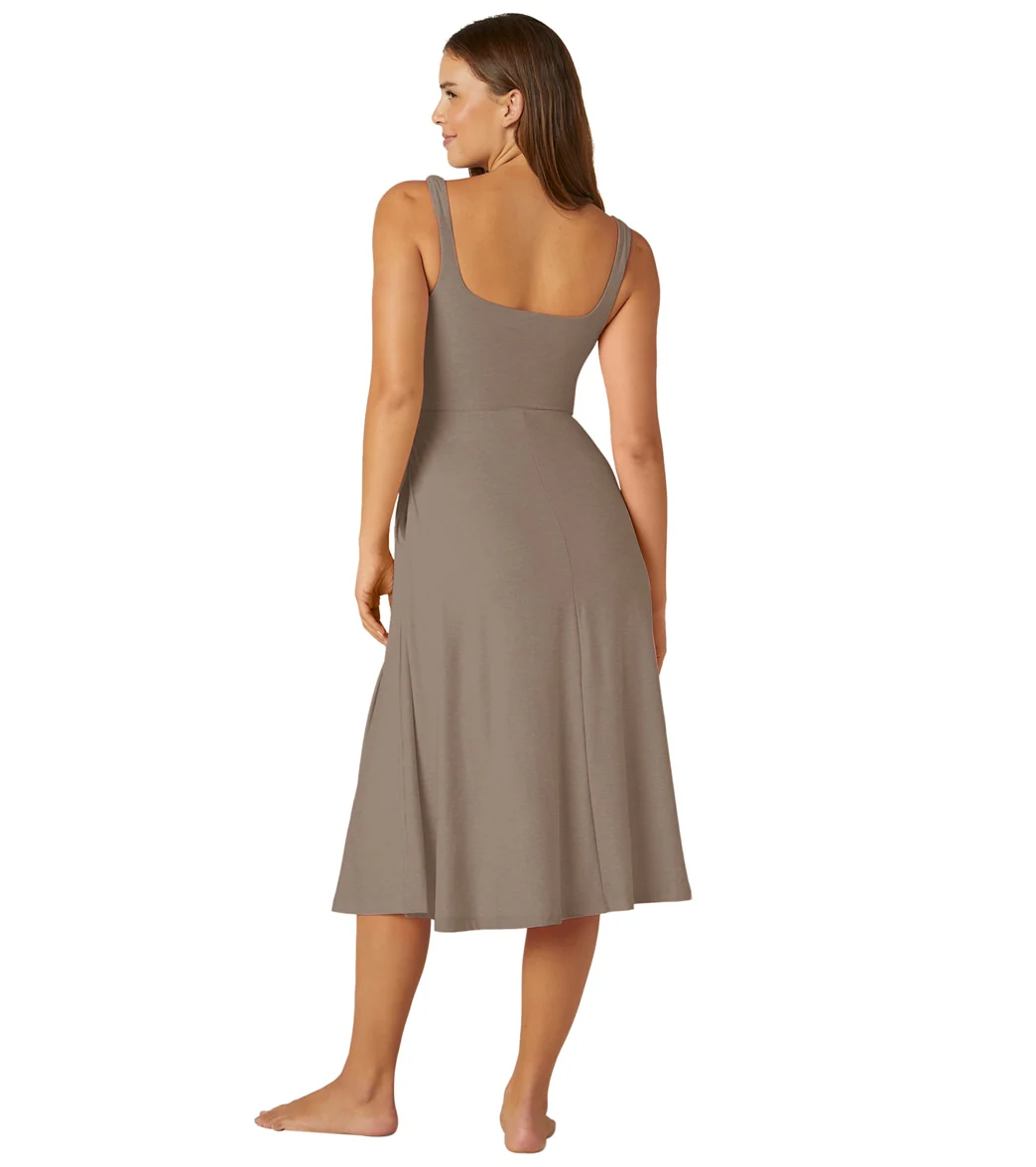 Beyond Yoga Featherweight At The Ready Square Neck Dress