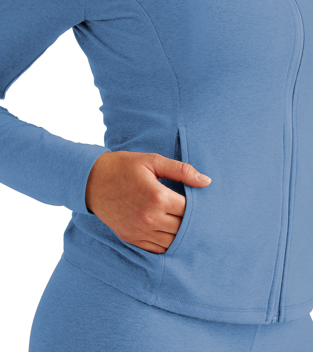 Beyond Yoga Spacedye On The Go Mock Neck Jacket